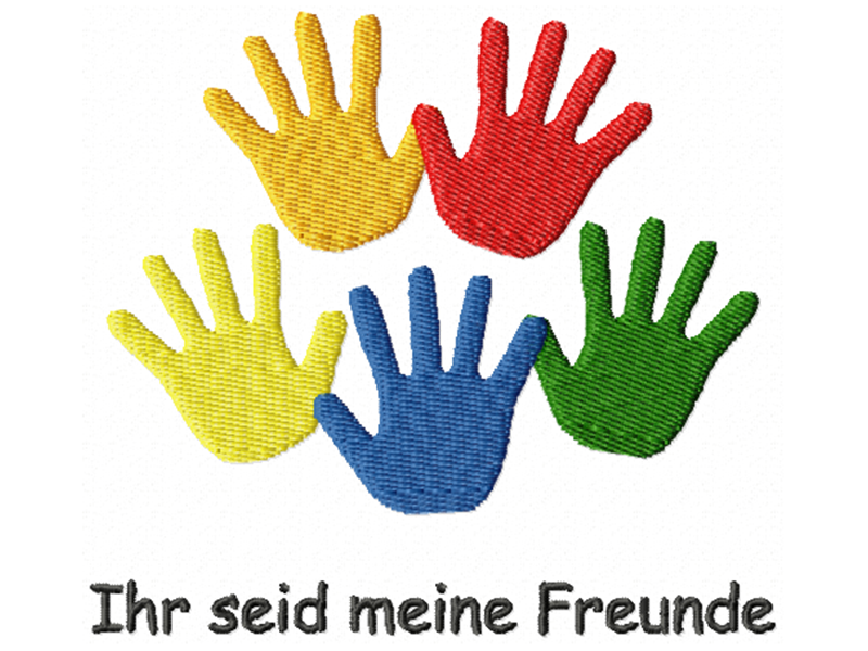 Meine Freunde Gotteslobhülle - Vollstick Stickdatei